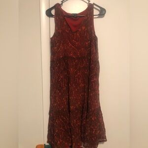 Nicole Miller Sleeveless Boho Shift Dress